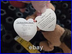 RETIRED! Multiple ERRORS 1996 Ty Beanie Baby TUFFY the Terrier VERY RARE