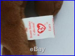 RETIRED Ty Beanie Baby EARS BUNNY 4 ERRORS With Tags RARE MINT