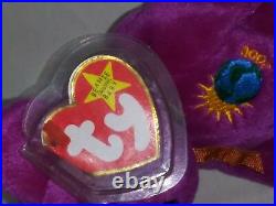 RETIRED Ty Beanie Baby MILLENNIUM BEAR ERRORS With Tags RARE
