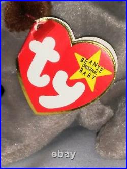 RETIRED Ty Beanie Baby SPIKE RHINO 5 ERRORS With Tags RARE MINT