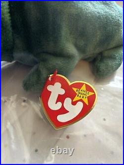 Rainbow Ty Beanie Baby Retired with Leg Sewn Error Fabric Tag Errors 1997 RARE