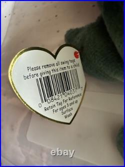 Rainbow Ty Beanie Baby Retired with Leg Sewn Error Fabric Tag Errors 1997 RARE Rainbow Ty Beanie Baby Retired with Leg Sewn Error Fabric Tag Errors 1997 RARE