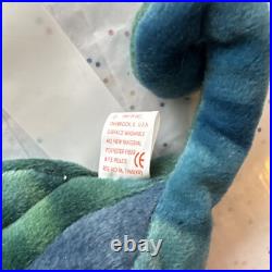 Rainbow Ty Beanie Baby Retired with Leg Sewn Error Fabric Tag Errors 1997 RARE Rainbow Ty Beanie Baby Retired with Leg Sewn Error Fabric Tag Errors 1997 RARE