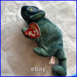 Rainbow Ty Beanie Baby Retired with Leg Sewn Error Fabric Tag Errors 1997 RARE