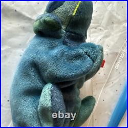 Rainbow Ty Beanie Baby Retired with Leg Sewn Error Fabric Tag Errors 1997 RARE Rainbow Ty Beanie Baby Retired with Leg Sewn Error Fabric Tag Errors 1997 RARE