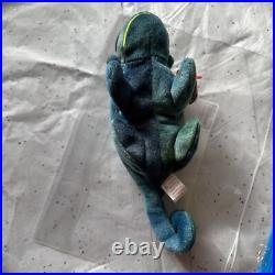 Rainbow Ty Beanie Baby Retired with Leg Sewn Error Fabric Tag Errors 1997 RARE Rainbow Ty Beanie Baby Retired with Leg Sewn Error Fabric Tag Errors 1997 RARE