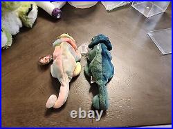 Rainbow Ty Beanie babies RARE RETIRED Pair