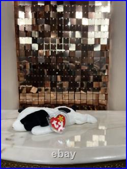 Rare 1993 Spot The Dog TY Beanie Baby Plush You Mint Condition Tag Cover VTG