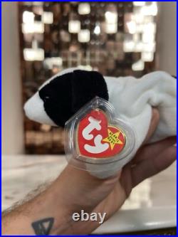 Rare 1993 Spot The Dog TY Beanie Baby Plush You Mint Condition Tag Cover VTG