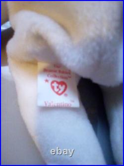 Rare 1994 Original Valentino Ty Beanie Babie With Errors