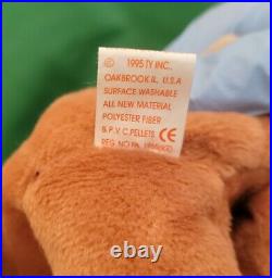 Rare 1995 BONGO RARE- Ty Beanie Baby PVC Pellets Tag Errors Retired