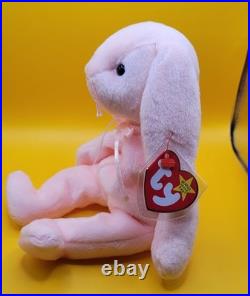 Rare 1996 TY Hoppity Beanie Baby PVC Pellets Misspelled Origiinal, Suface MWMT