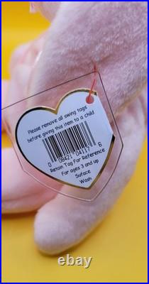 Rare 1996 TY Hoppity Beanie Baby PVC Pellets Misspelled Origiinal, Suface MWMT