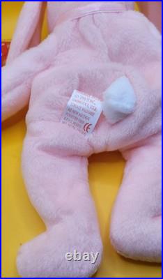 Rare 1996 TY Hoppity Beanie Baby PVC Pellets Misspelled Origiinal, Suface MWMT