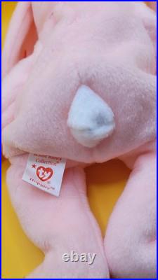 Rare 1996 TY Hoppity Beanie Baby PVC Pellets Misspelled Origiinal, Suface MWMT