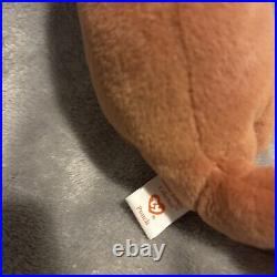 Rare 1996 TY Retired Kangaroo Pouch Beanie Baby Tag Errors PVC Pellets MINT