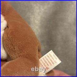 Rare 1996 TY Retired Kangaroo Pouch Beanie Baby Tag Errors PVC Pellets MINT