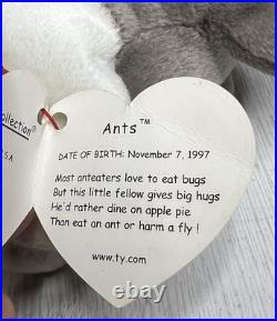 Rare 1997/1998 Ants TY Beanie Babies with Errors Retired