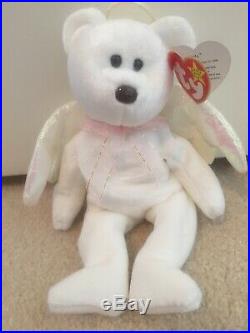 Rare 1998 Retired Ty Halo Beanie Baby in Mint condition with errors