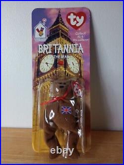 Rare 1999 Collectable TY Beanie Babies with 1993 Tag Error Britannia