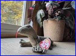 Rare 1999 Ty Beanie Baby Scaly the Lizard? - Retired with Tag Errors