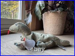 Rare 1999 Ty Beanie Baby Scaly the Lizard? - Retired with Tag Errors