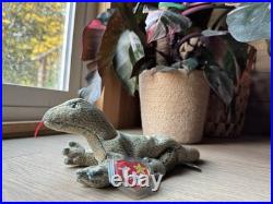 Rare 1999 Ty Beanie Baby Scaly the Lizard? - Retired with Tag Errors