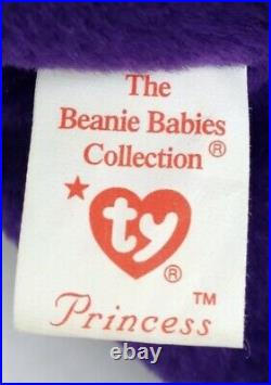 Rare 1st Edition Ty Princess Diana Beanie Baby (P. V. C. Pellets, Made in China)