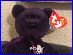 Rare 1st edition Ty Beanie Babies Princess Bear
