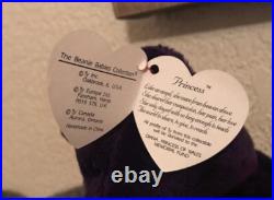 Rare 1st edition Ty Beanie Babies Princess Bear