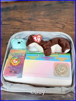 Rare 2000 Ty Beanie Babies Official Club Platinum Edition Membership Bag