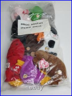 Rare BBOC Ty Beanie Babies Official Club Original 9 Complete Factory Sealed Set