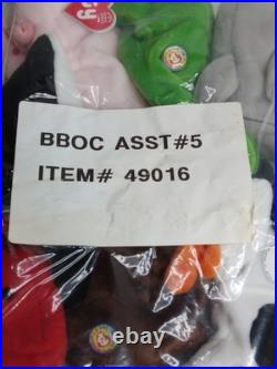 Rare BBOC Ty Beanie Babies Official Club Original 9 Complete Factory Sealed Set