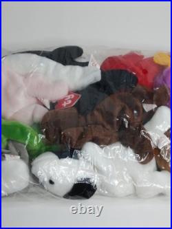Rare BBOC Ty Beanie Babies Official Club Original 9 Complete Factory Sealed Set