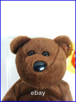 Rare BILLIONAIRE #1 BEAR Beanie Baby Teddy Signed By Ty MWMT MQ Rare BILLIONAIRE #1 BEAR Beanie Baby Teddy Signed By Ty MWMT MQ