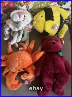 Rare Beanie Babies Beanie Buddies edition 1998 & 1999 with all error tags
