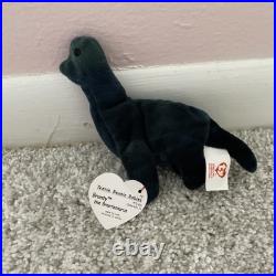 Rare Beanie Babies Dino Trio With Spelling Error