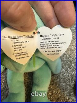 Rare Beanie Babies Hippity, Hoppity, Floppity