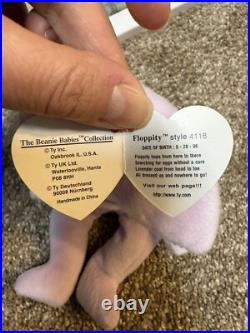 Rare Beanie Babies Hippity, Hoppity, Floppity