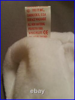 Rare Beanie Baby Valentino #4058 Excellent Condition Many Errors. PVC Pellets