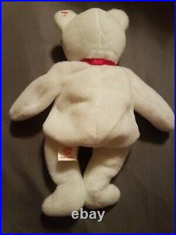 Rare Beanie Baby Valentino #4058 Excellent Condition Many Errors. PVC Pellets