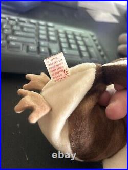 Rare Beanie Baby Wise The Owl TAG ERRORS