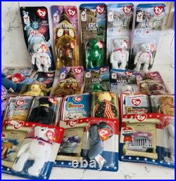 Rare Brand New Beanie Babies Lot Of 17 & 6 WithTags Not In Box