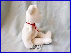 Rare Collectible 1993/1994 Ty Beanie Baby Valentino Bear with Multiple Errors