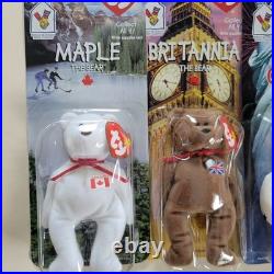 Rare Collectible McDonalds Mini Ty Beanie Babies Never Opened Set of Four Bears Rare Collectible McDonalds Mini Ty Beanie Babies Never Opened Set of Four Bears