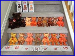 Rare Complete Set I-VIII & 1-7 Anniv Ty Mastercard Beanies, Buddy & KeyClip MWMT Rare Complete Set I-VIII & 1-7 Anniv Ty Mastercard Beanies, Buddy & KeyClip MWMT