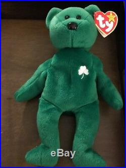 Rare Erin Beanie Baby-Errors and Rarities, Excellent Condition
