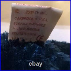 Rare Error Bear Ty Beanie Baby Pops Bear