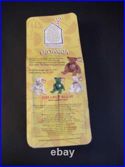 Rare Errors Britannia The Bear Nib Ty Beanie Babies Ronald Mcdonald Rare Errors Britannia The Bear Nib Ty Beanie Babies Ronald Mcdonald