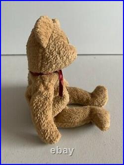 Rare Errors Retired Ty Beanie Baby'curly' The Bear Many Errors Mint Condition